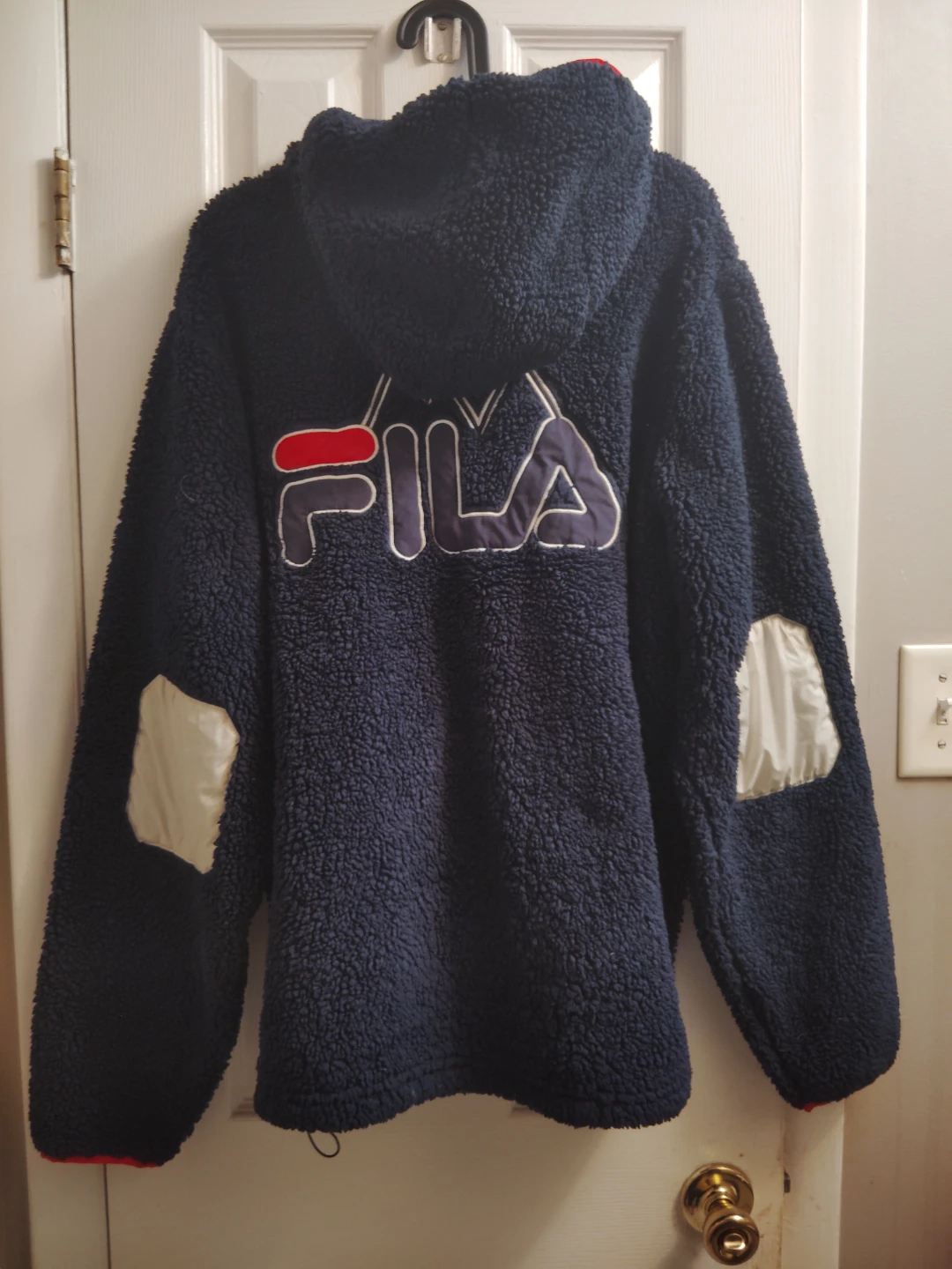 Fila Mountain Logo Sherpa Fleece Anorak Pullover - photo 2