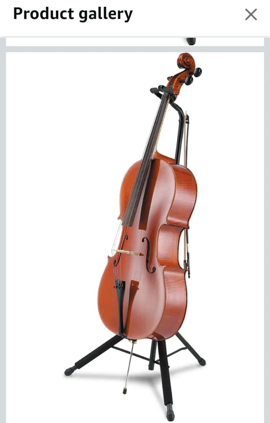 Hercules DS580B Auto-Grab Cello Stand - photo 5