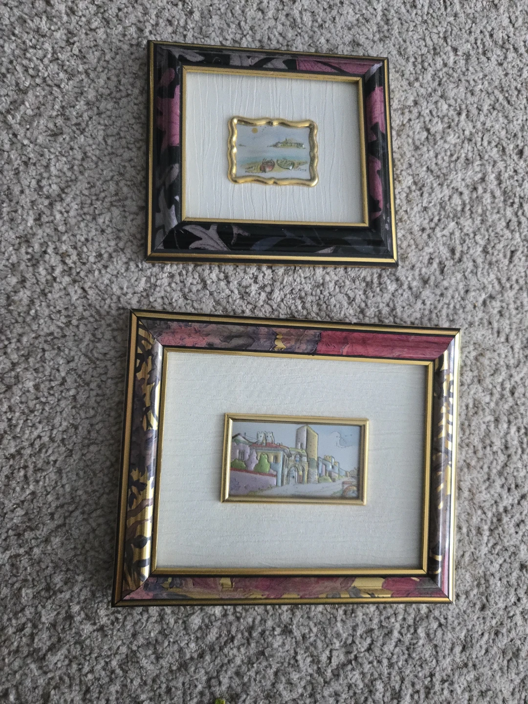 Set of 2 Miniature Framed Art Pieces - photo 5