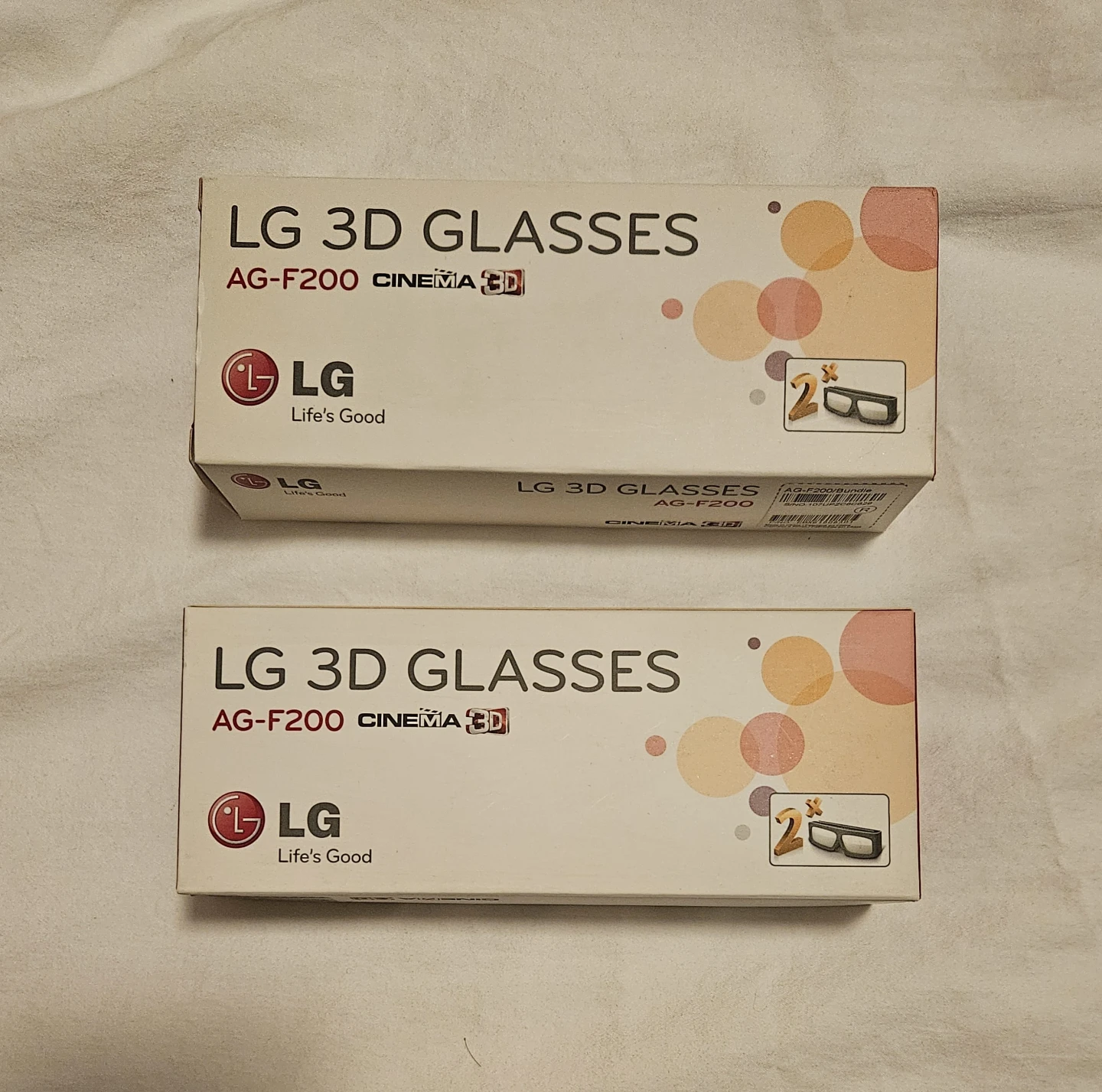 LG Cinema 3D Glasses AG-F200 Bundle 2 pairs available - photo 2