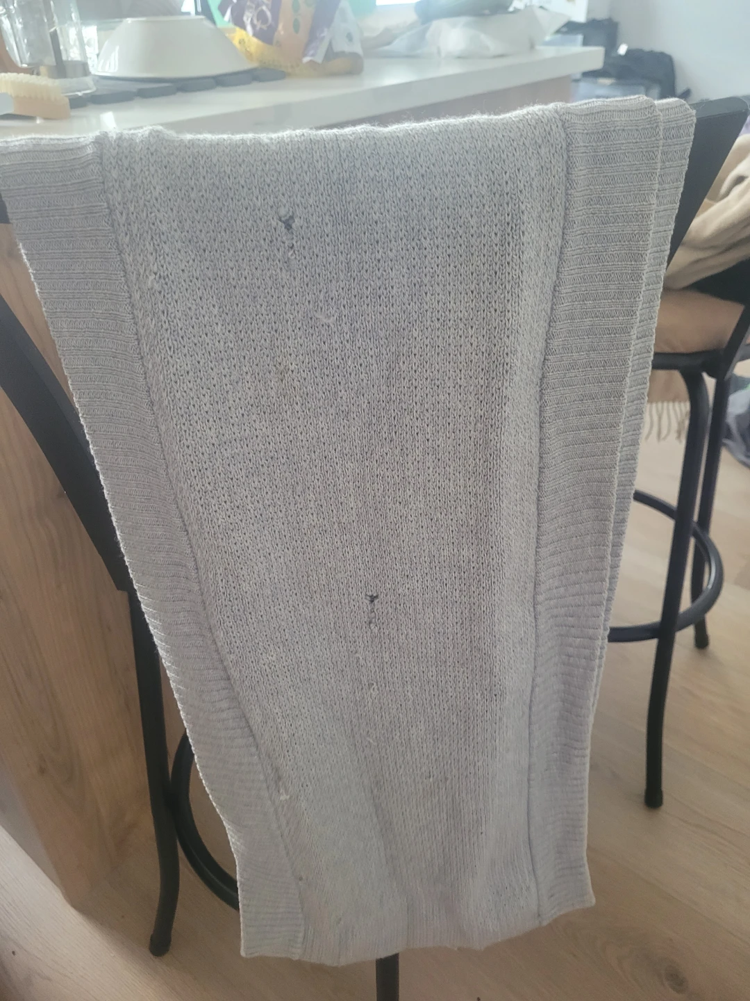 Lululemon Grey Knit Scarf - photo 3