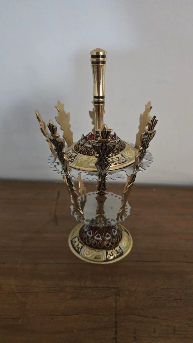Vintage Toledo Spain Brass Cocktail Swords MCM Barware