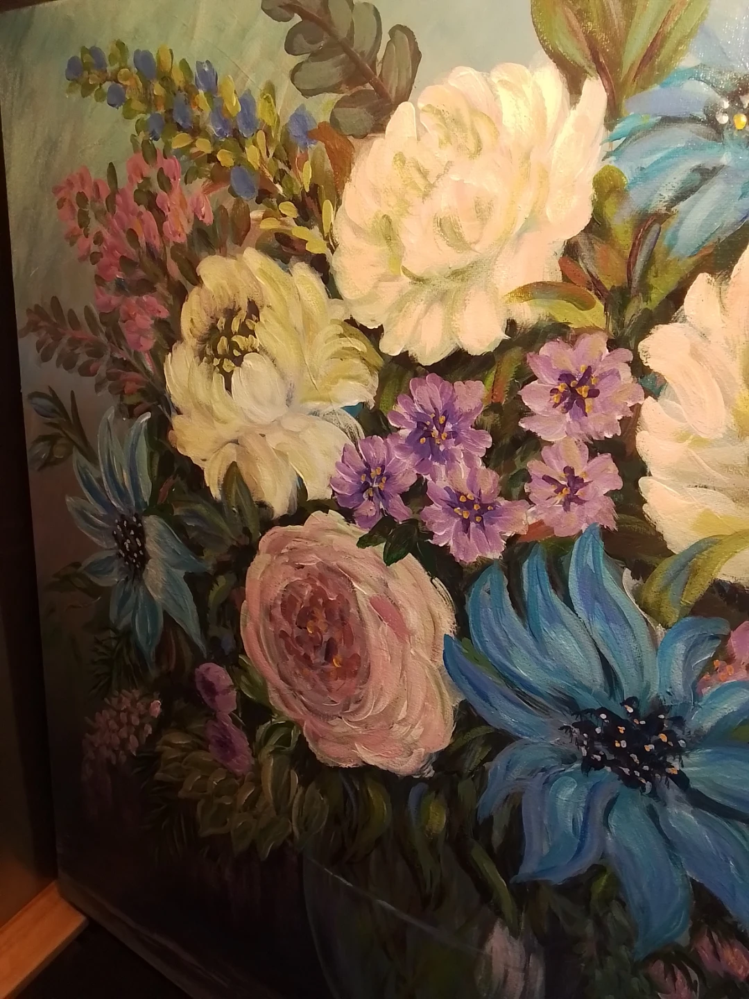 Stunning Floral Still Life Oil Painting by Nisreen Askar - photo 3