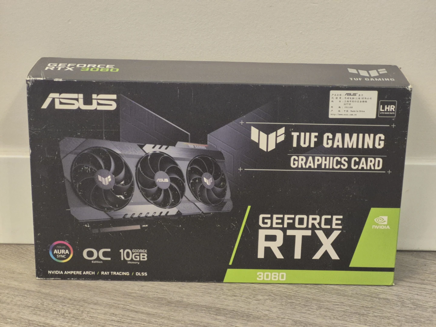 ASUS TUF Gaming GeForce RTX 3080 10GB OC Edition Graphics Card