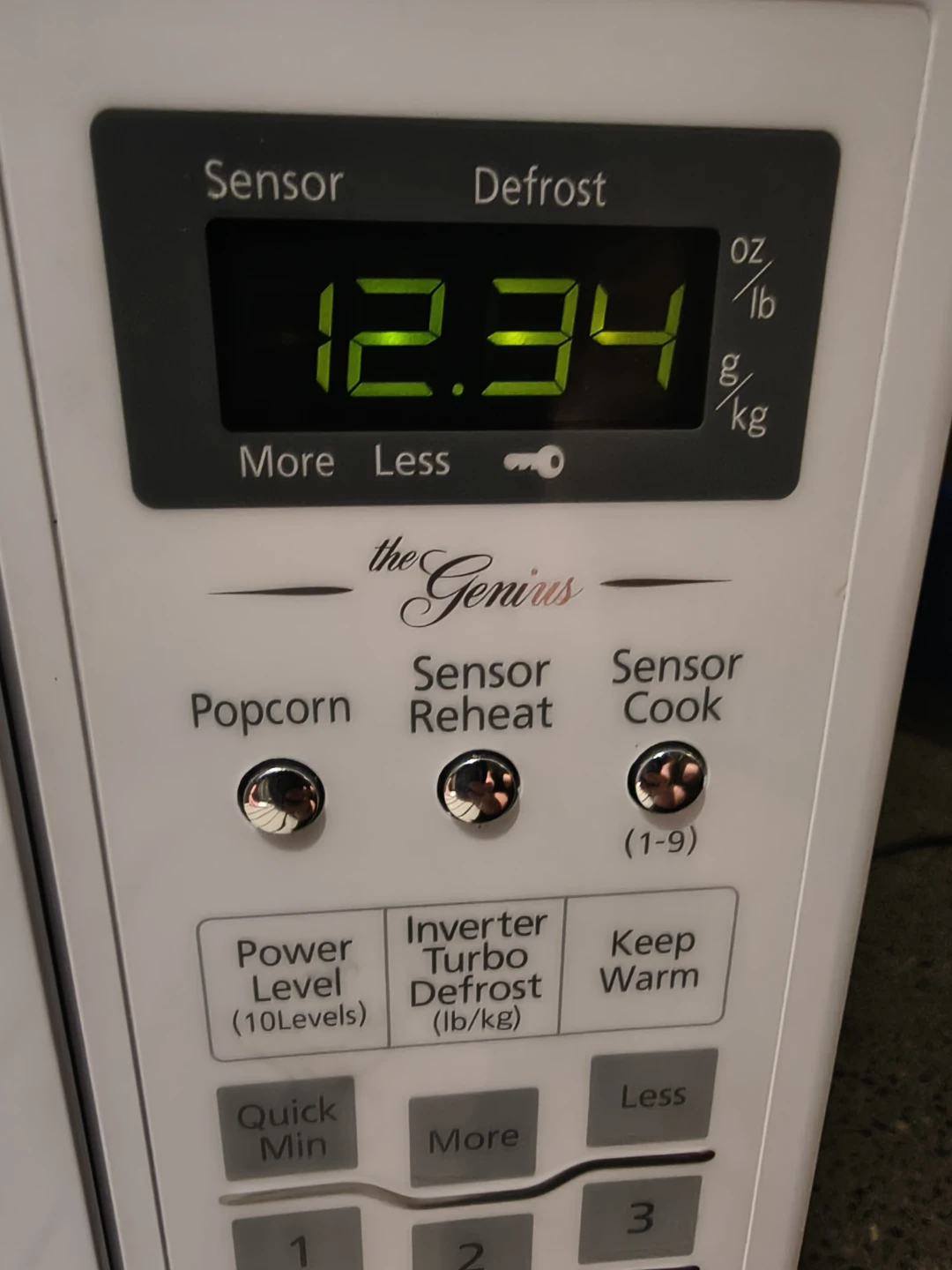 Panasonic Genius Full Size Microwave - photo 2