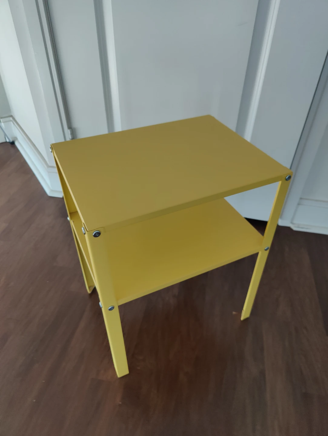 Yellow 2-Tier Side Table - photo 2