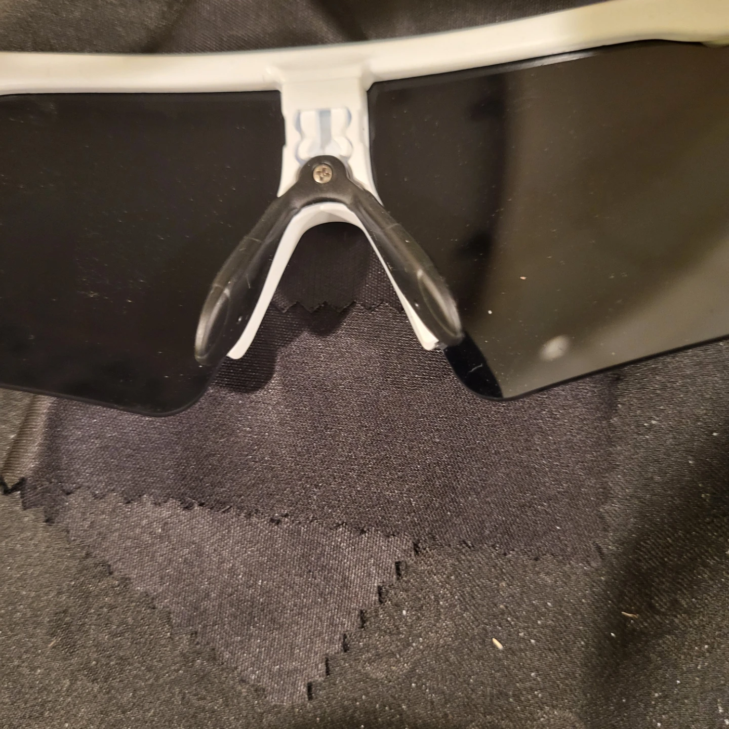 White & Black Sport Sunglasses with Case - photo 4