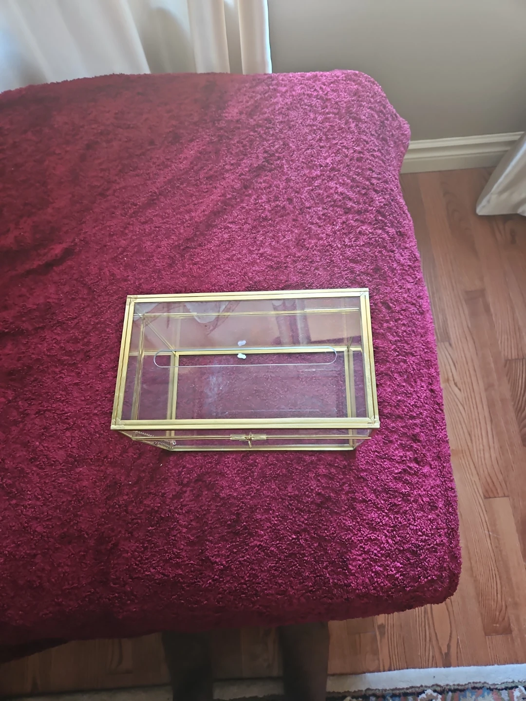 Glass and Gold Card Box - photo 2