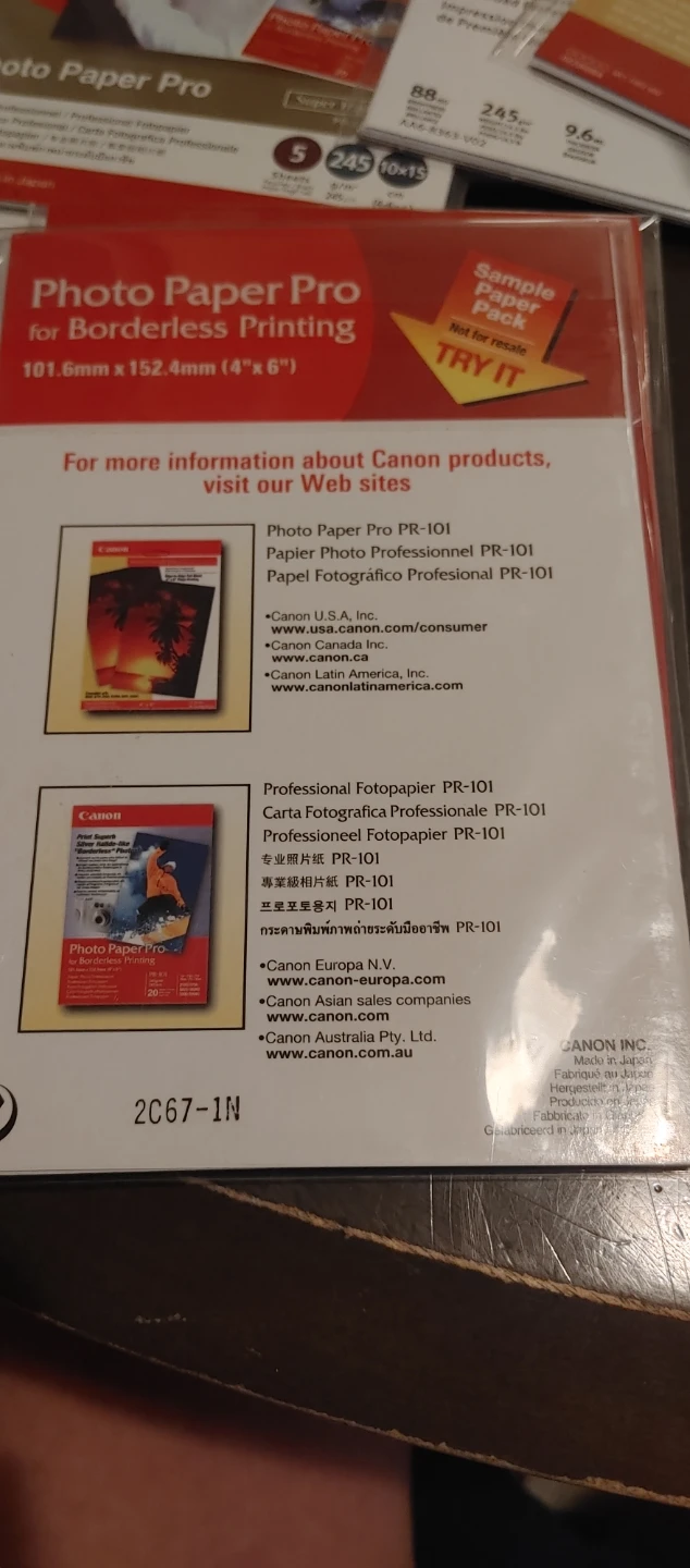 Assorted Glossy Photo Paper (Canon, HP, Staples, Brother) - photo 4