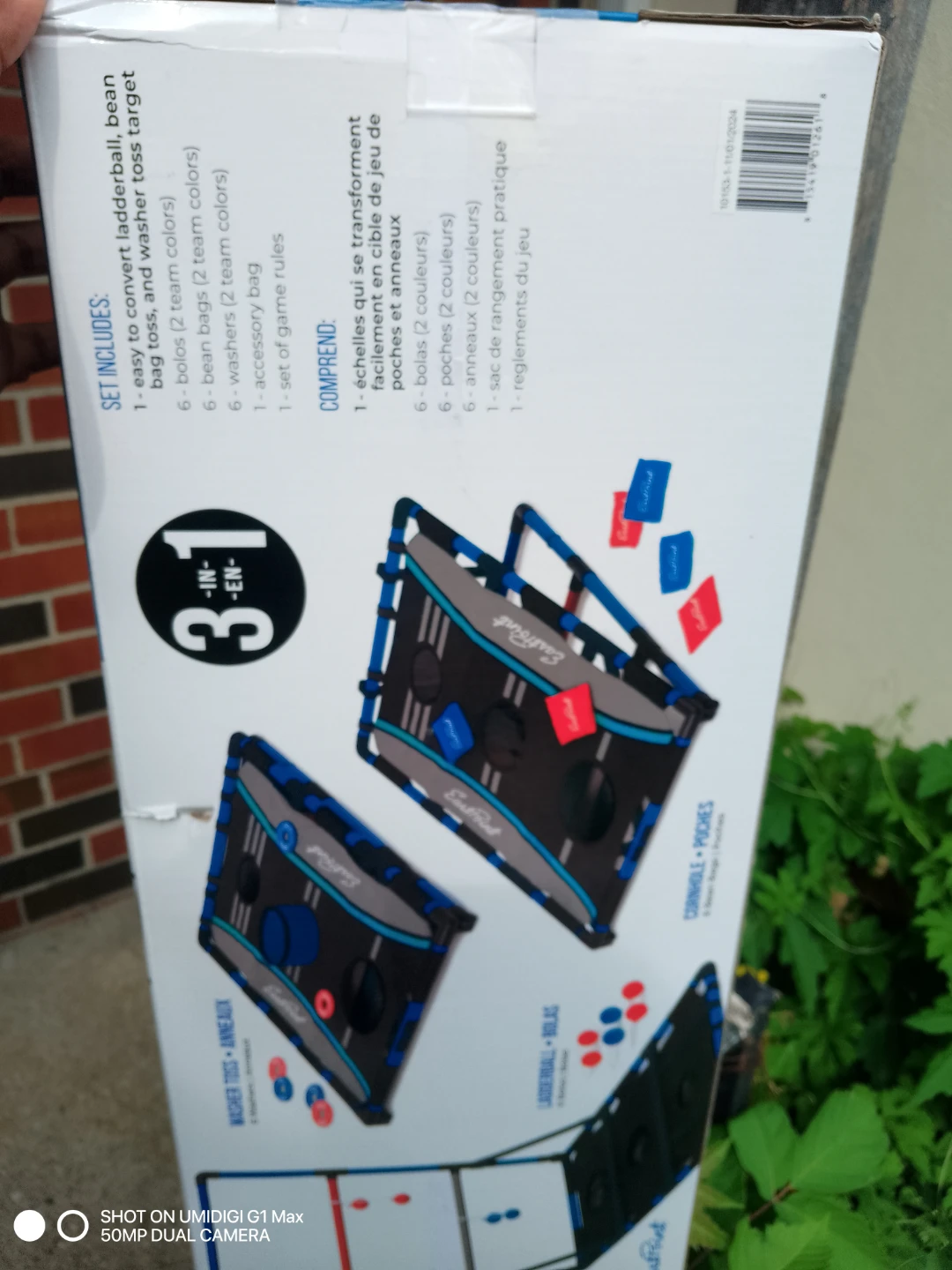 EastPoint 3-in-1 Tailgate Combo Game Set