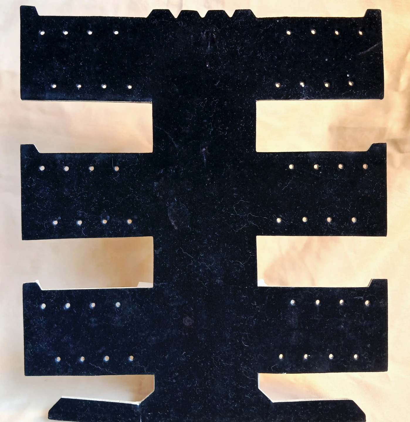 Black 3-Tier Earring Display Stand