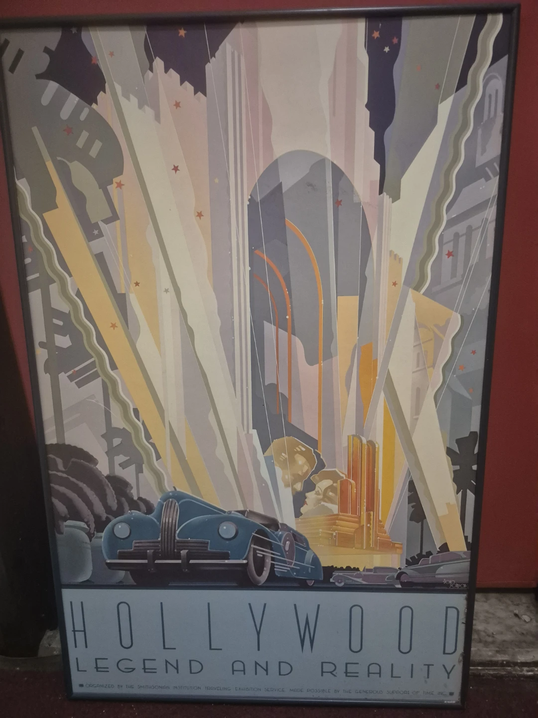 Hollywood Legend and Reality Mounted Poster Framed
