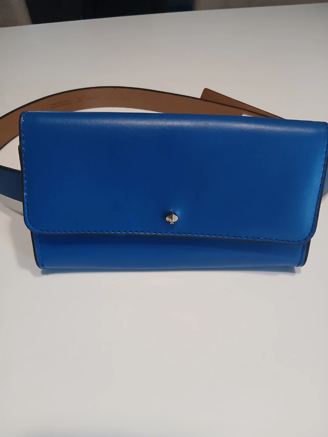 Kate Spade Blue Leather Belt Bag