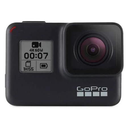 GoPro HERO7 Black Action Camera + Attachments