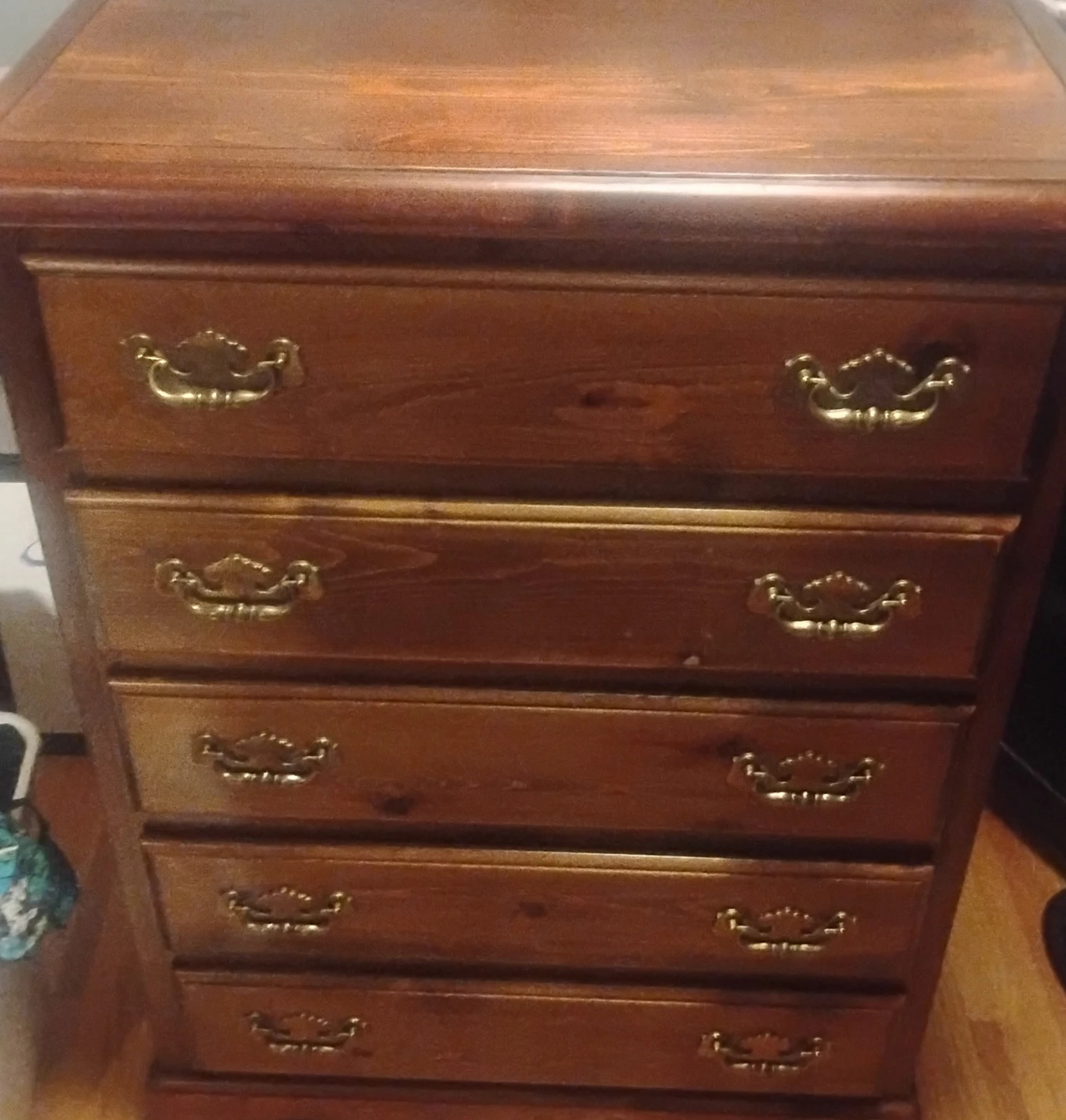 Wood chest of drawers - photo 2
