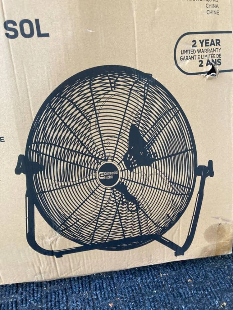 Commercial Electric Floor Fan - Black - photo 3