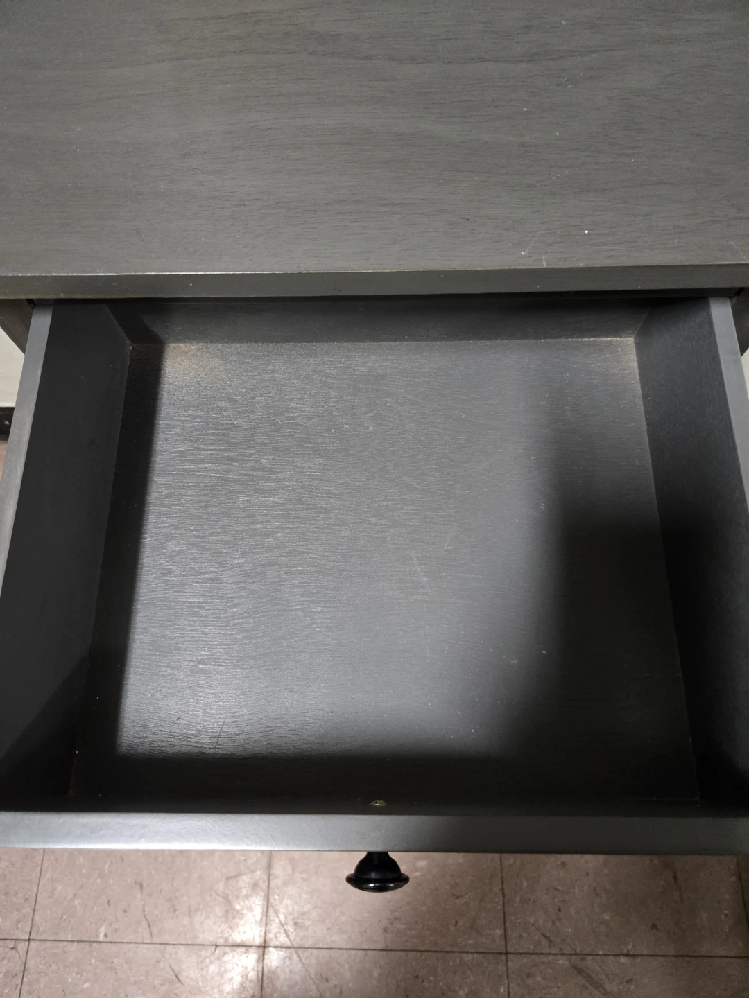 Compact Storage Cabinet - Grey Accent Table with Shelves - photo 5
