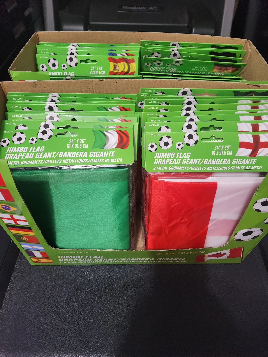 Jumbo Flags 24" x 36" - Various Countries