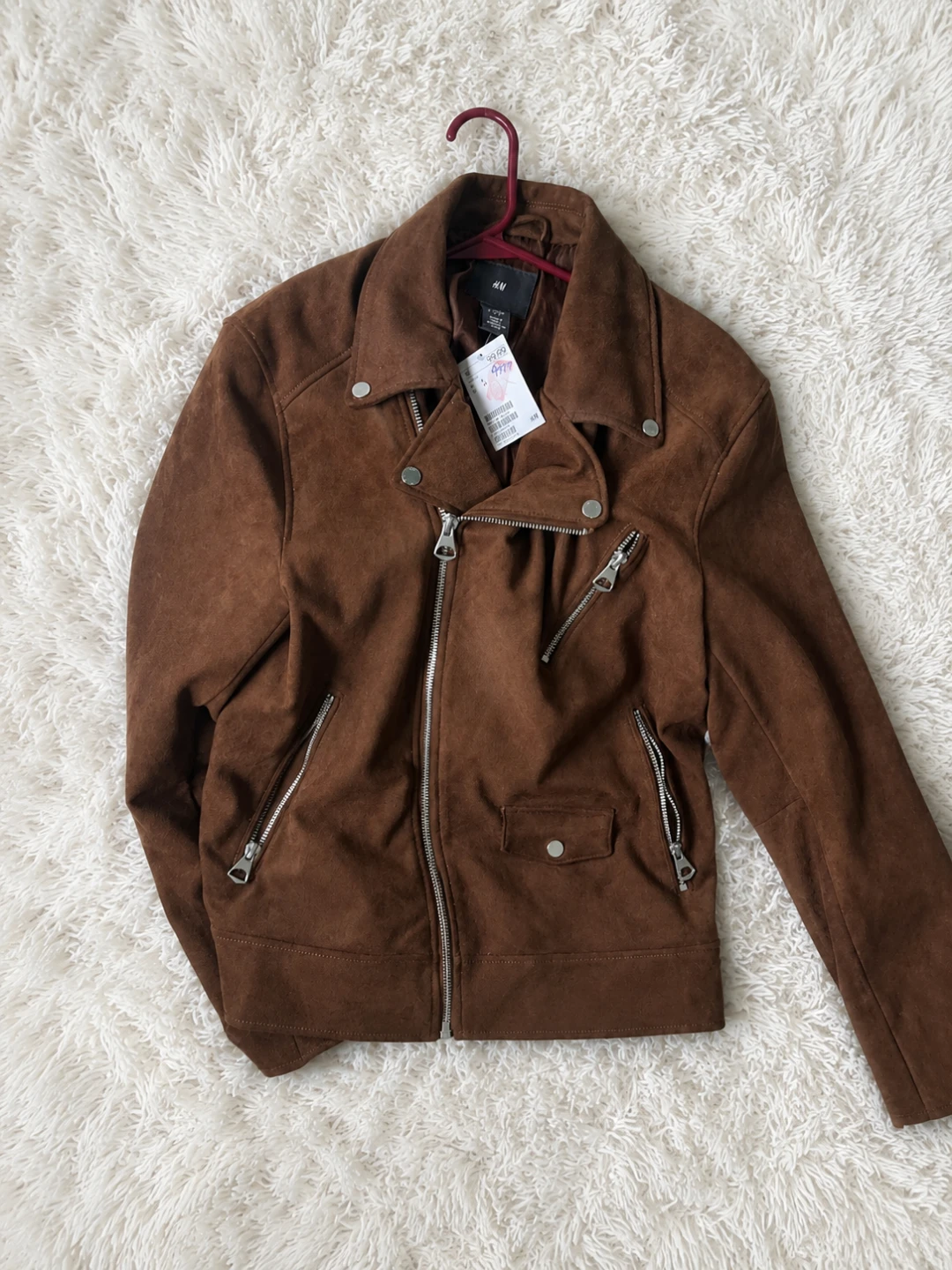 Men H&M Faux Suede Biker Jackets - photo 2