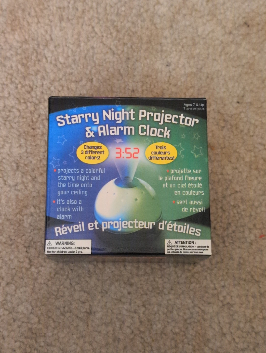 Starry Night Projector & Alarm Clock - photo 2
