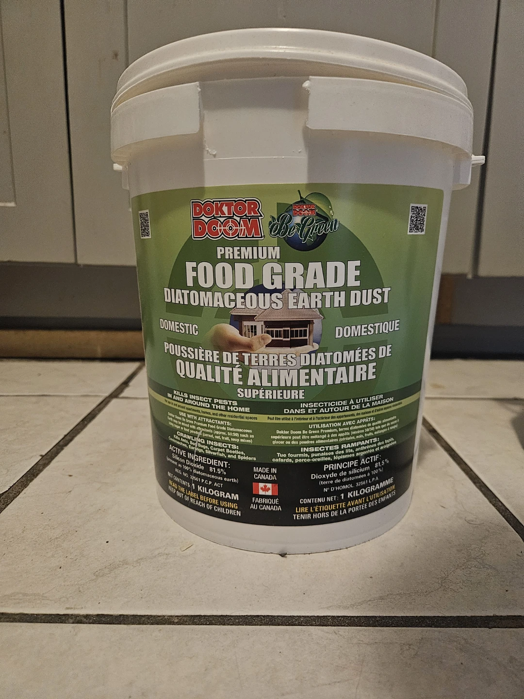 Dr. Doom Food Grade Diatomaceous Earth Dust 1 kg