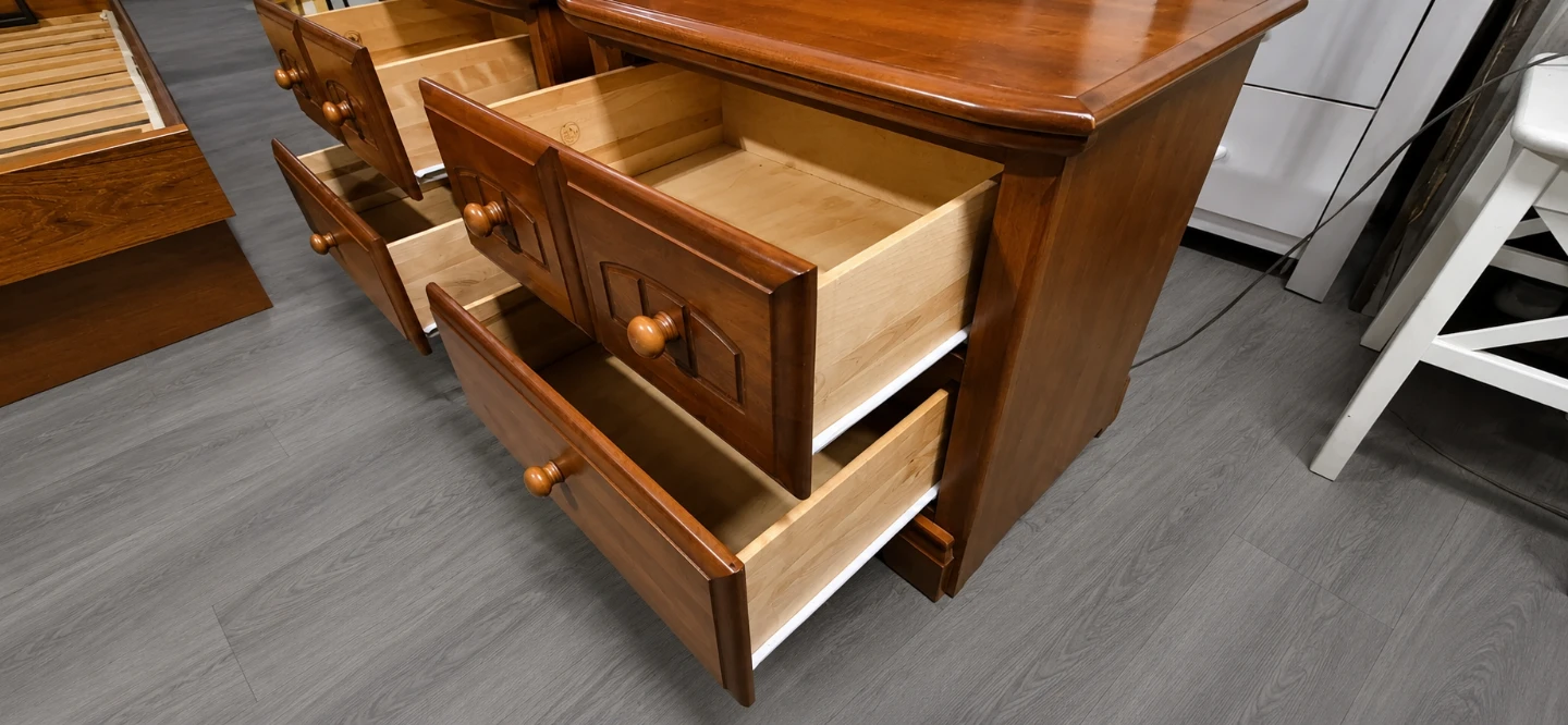Wooden Nightstands - Pair - photo 3