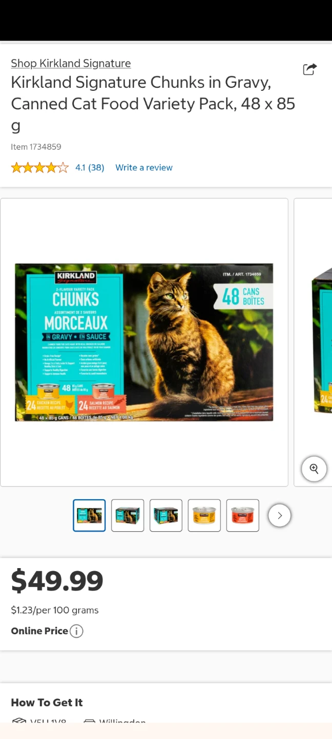 21 Cans of Kirkland Chunks Gravy Cat Food - photo 3