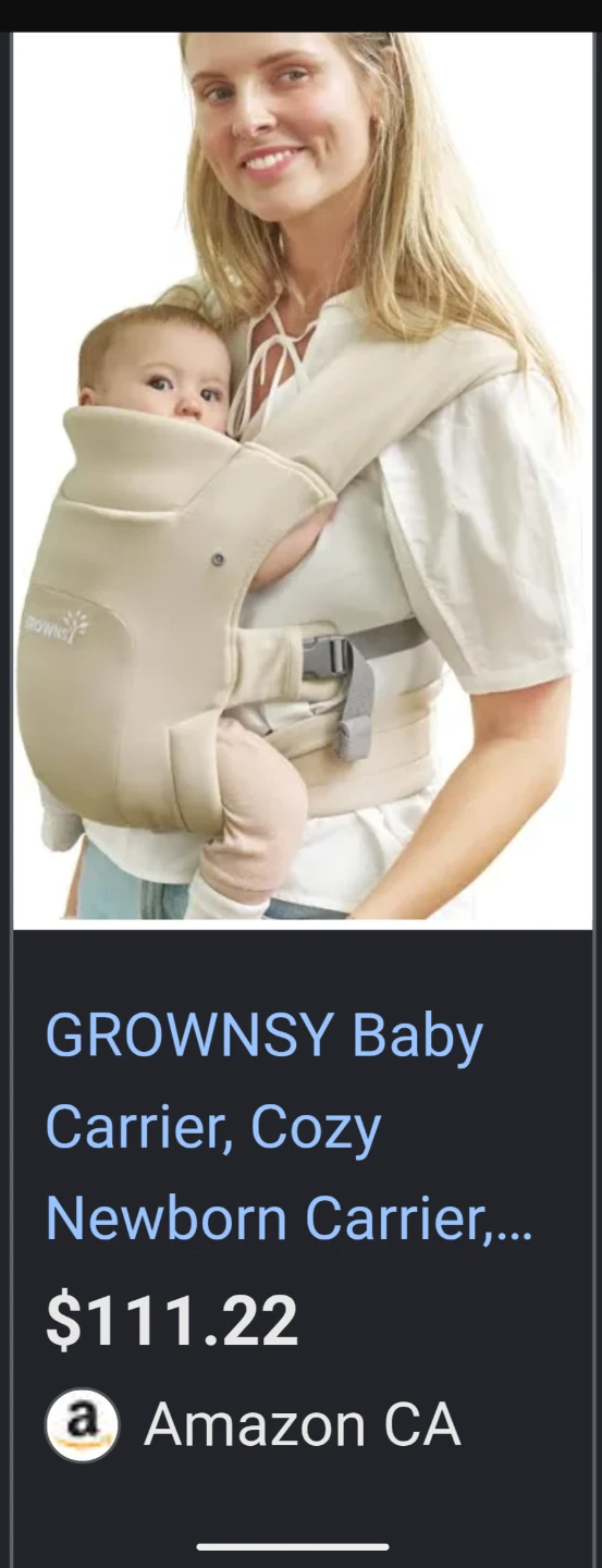 Brand New!!! Grownsy Baby Carrier