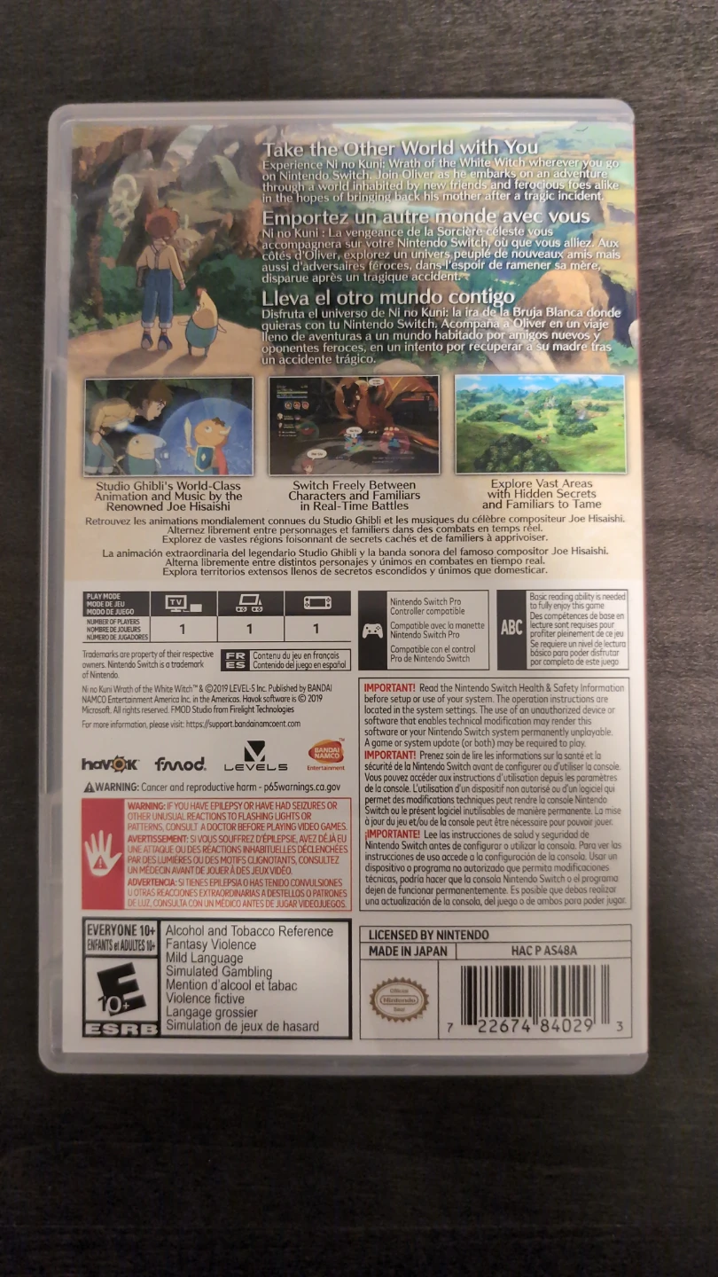 Ni no Kuni: Wrath of the White Witch - Nintendo Switch Game - photo 3