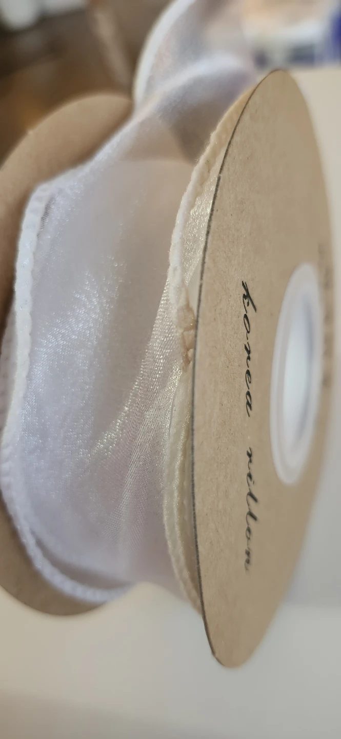 Korea Ribbon White Lace Spool - photo 3