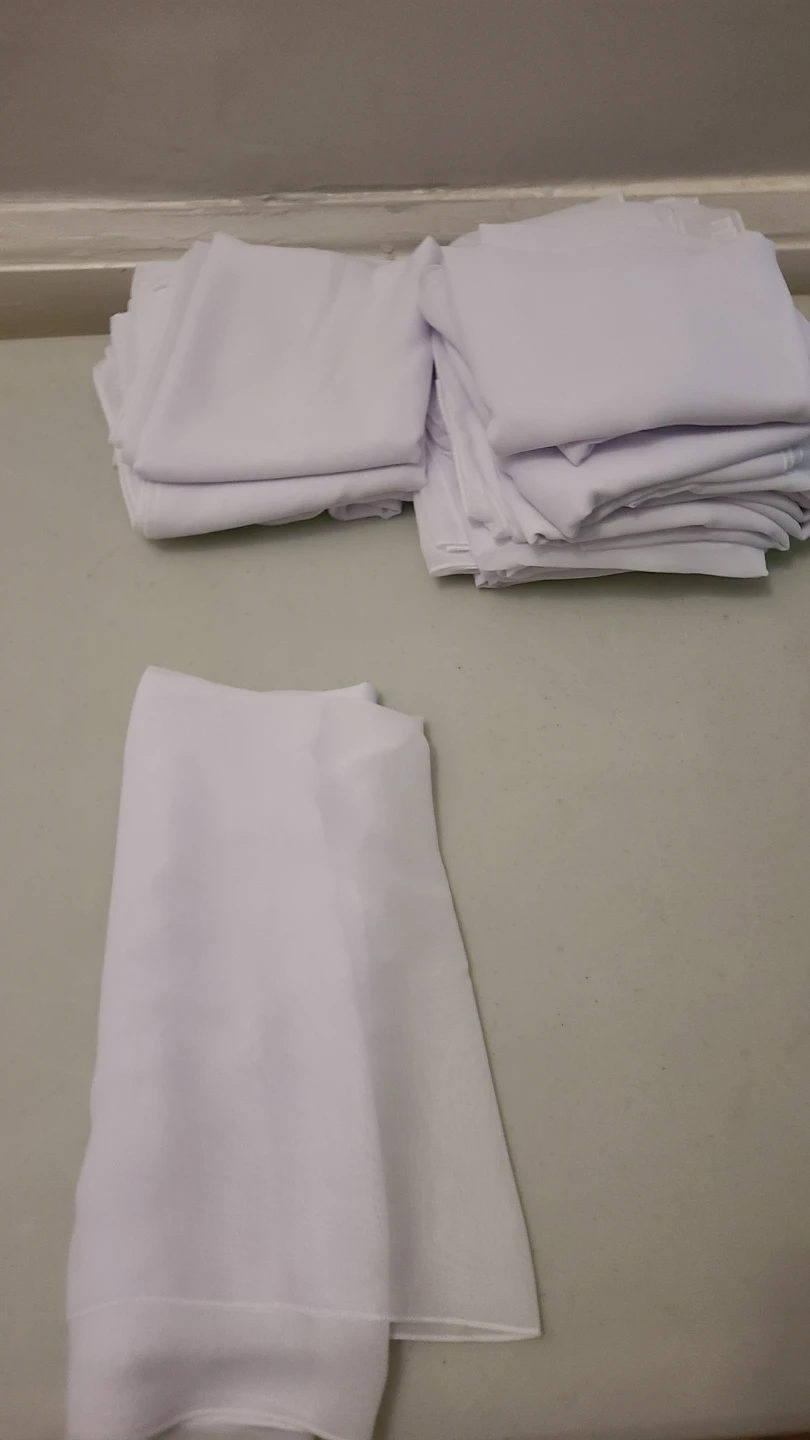 White Table Runners x 14 - photo 2