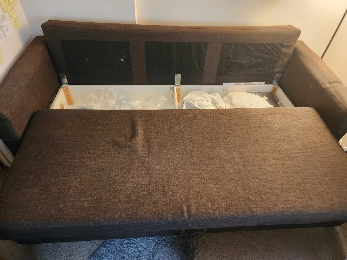 IKEA Sofa Bed with Storage - photo 2