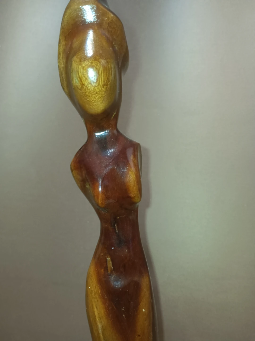 Wooden Abstract Sculpture Figurine - photo 2