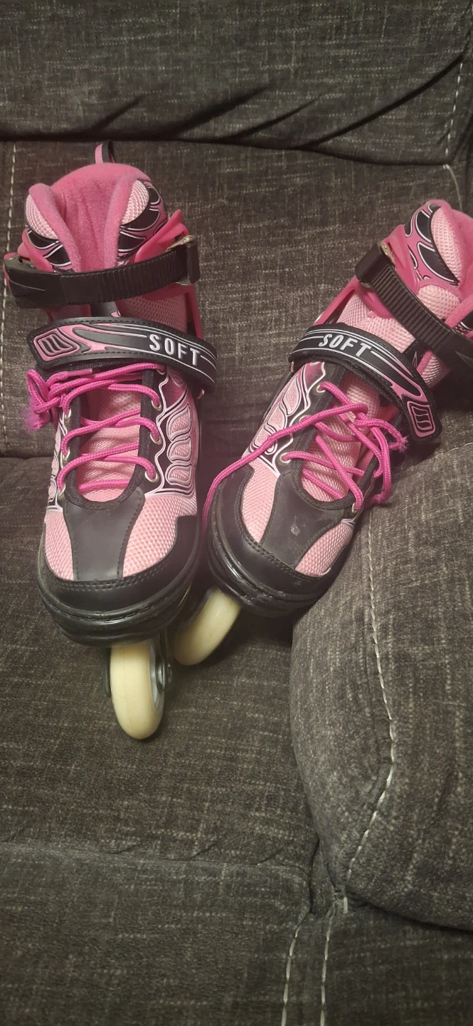 Pink and Black Inline Skates - photo 2