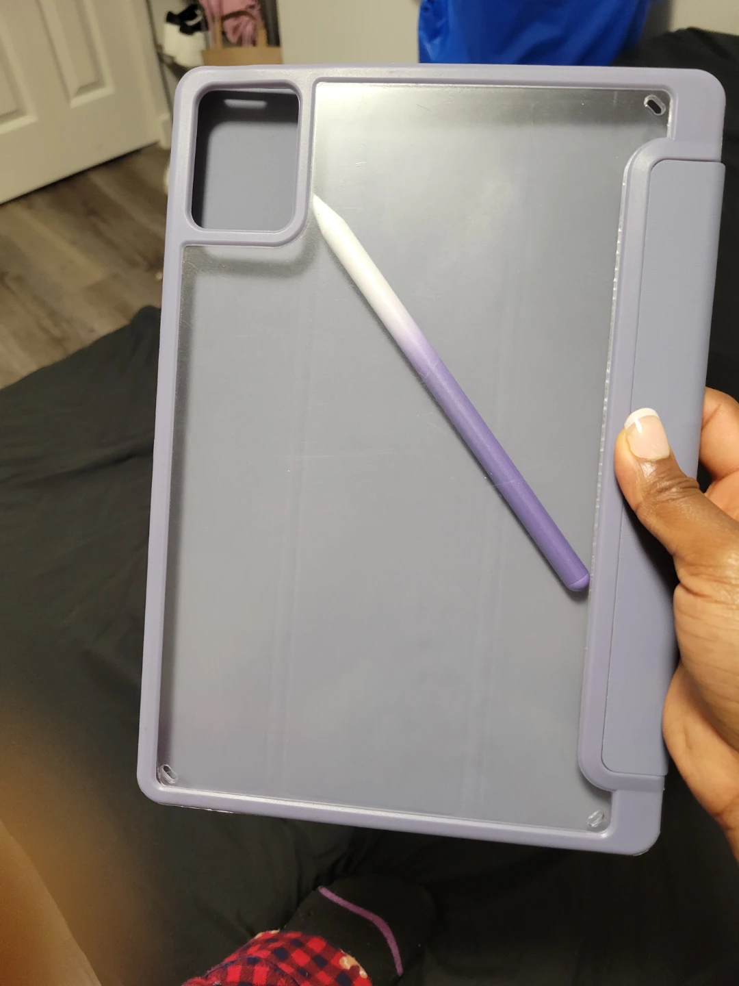 Purple Tablet Case with Stylus pen - photo 3