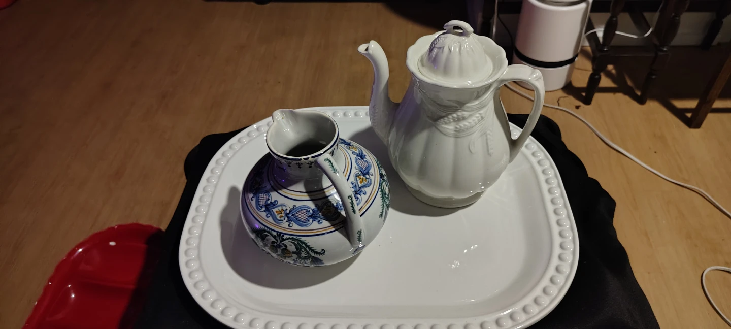 White Serving Platters and Pitchers (5) - photo 3