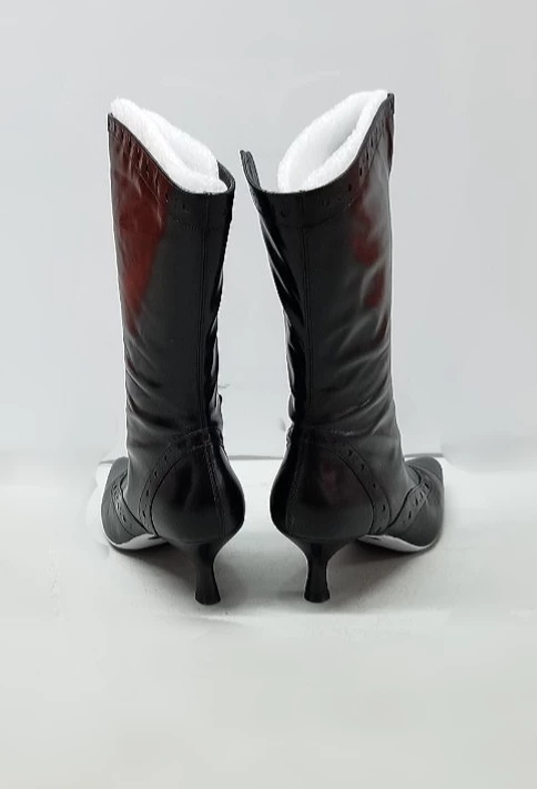 NEW Women's Kenneth Cole Black Leather Knee-High Boots - photo 3