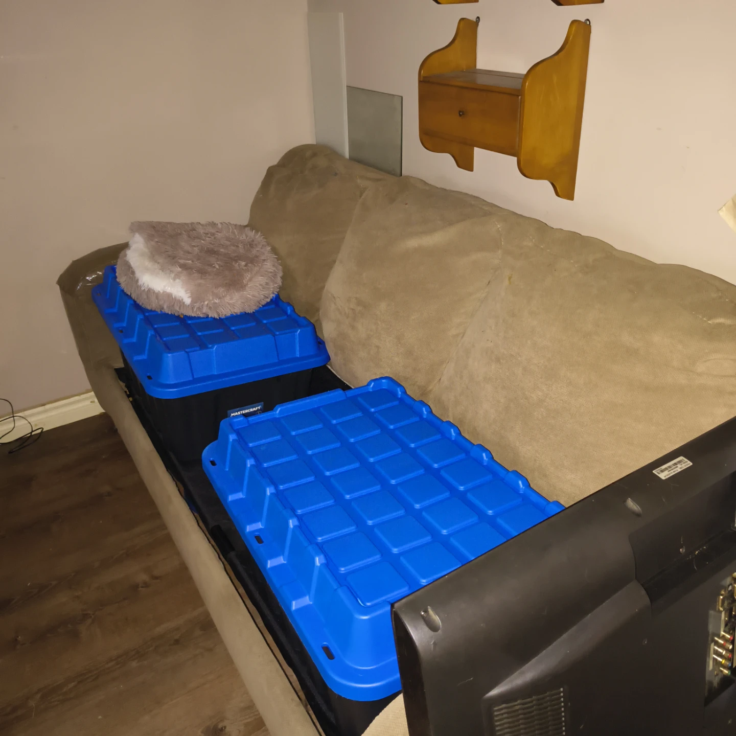 Mastercraft storage bins with lids