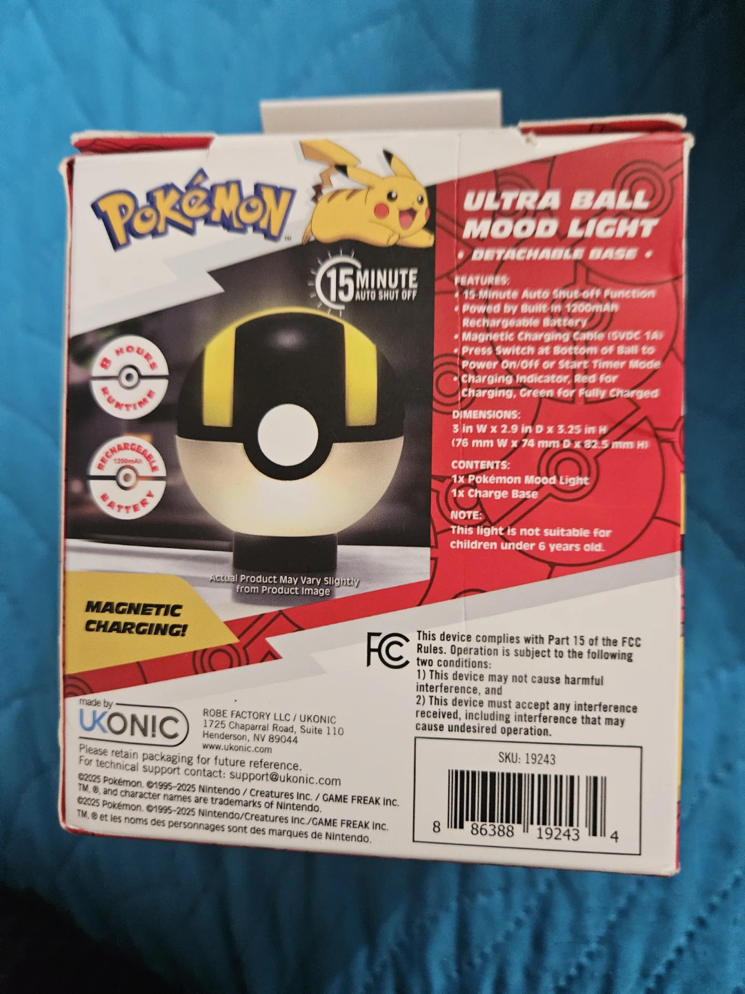 Pokemon Ultra Ball Mood Light - photo 2