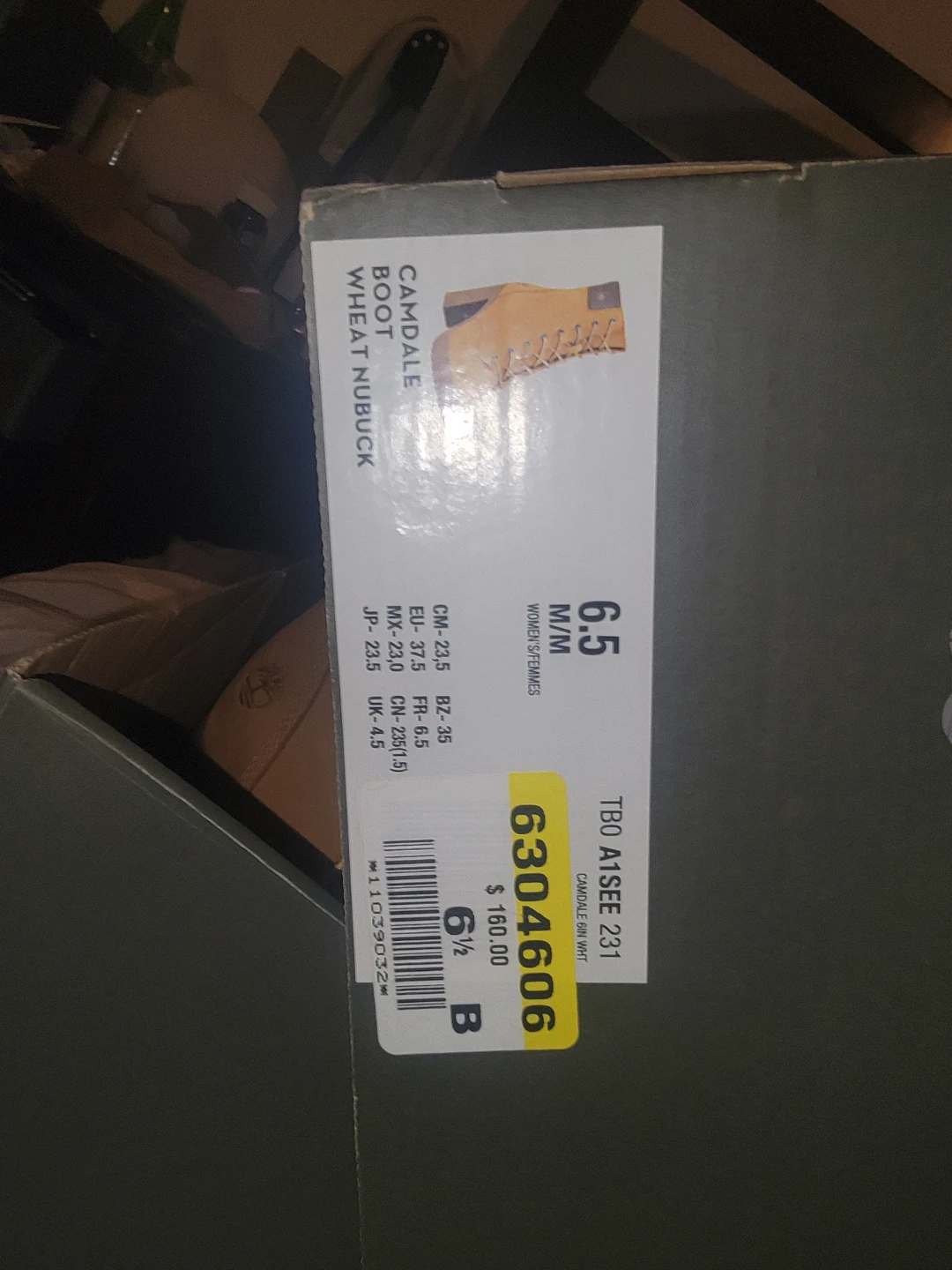 Timberland Camdale Boot Wheat Nubuck Women's 6.5 - photo 4