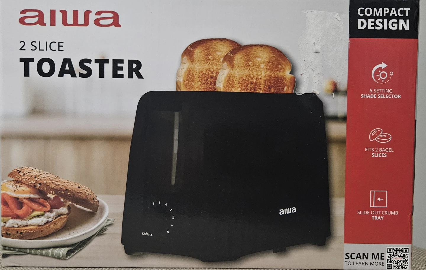 Aiwa 2 Slice Toaster