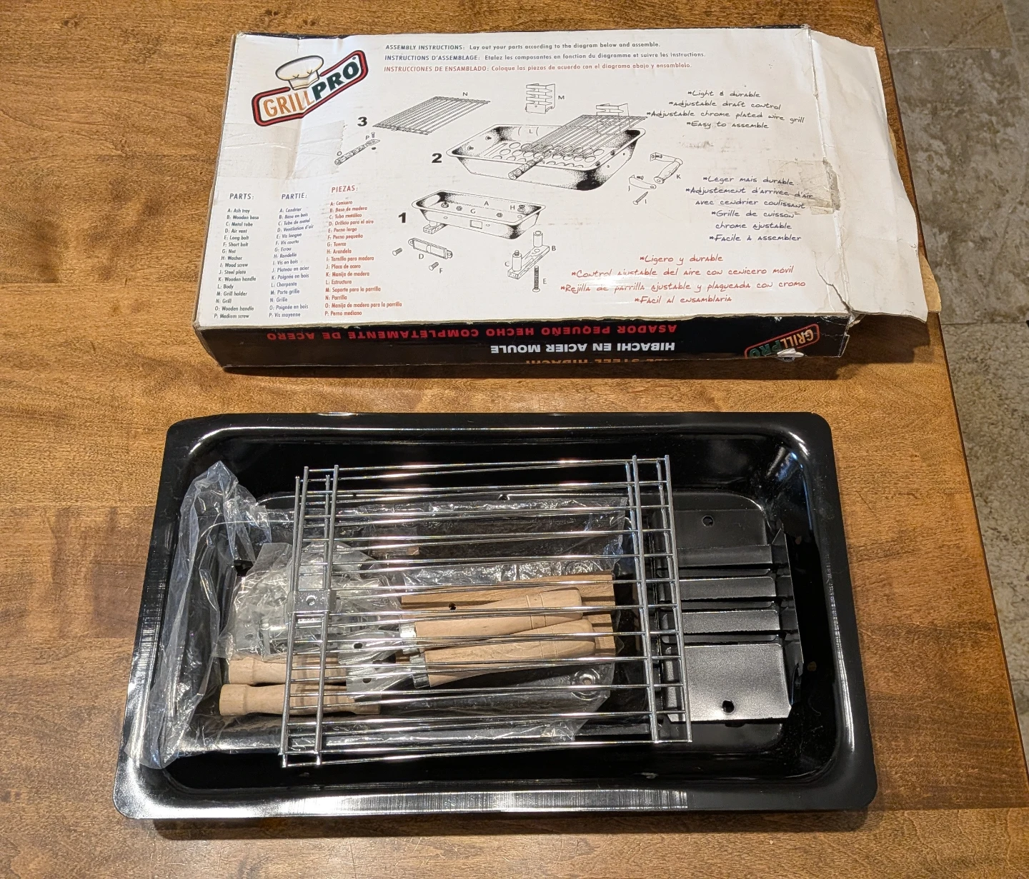 Grill Pro Hibachi All Steel BBQ Grill - BNIB - photo 2