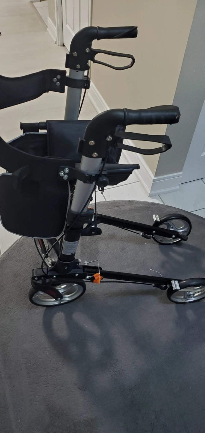Rolling Walker with Seat and Basket - photo 2