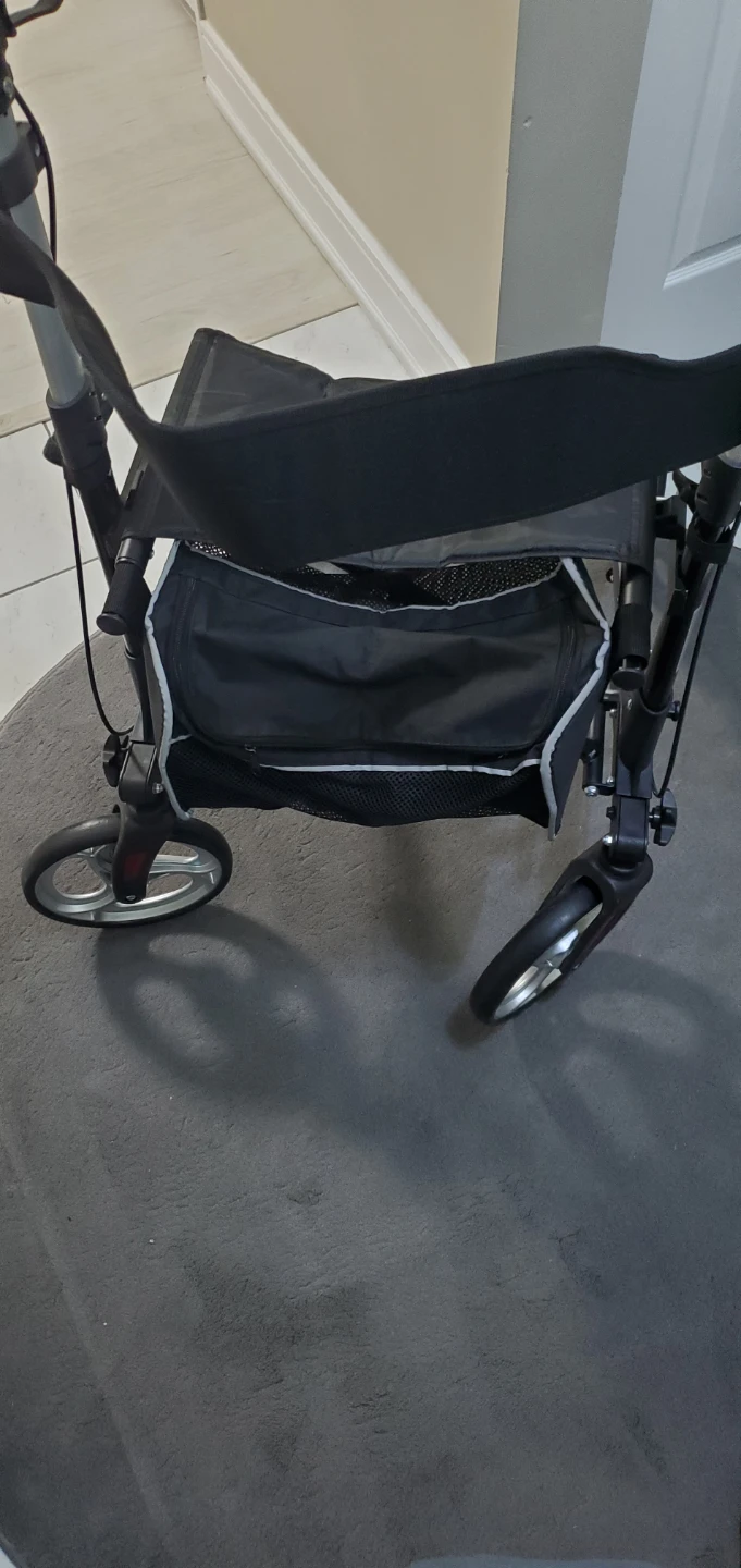 Rolling Walker with Seat and Basket - photo 3