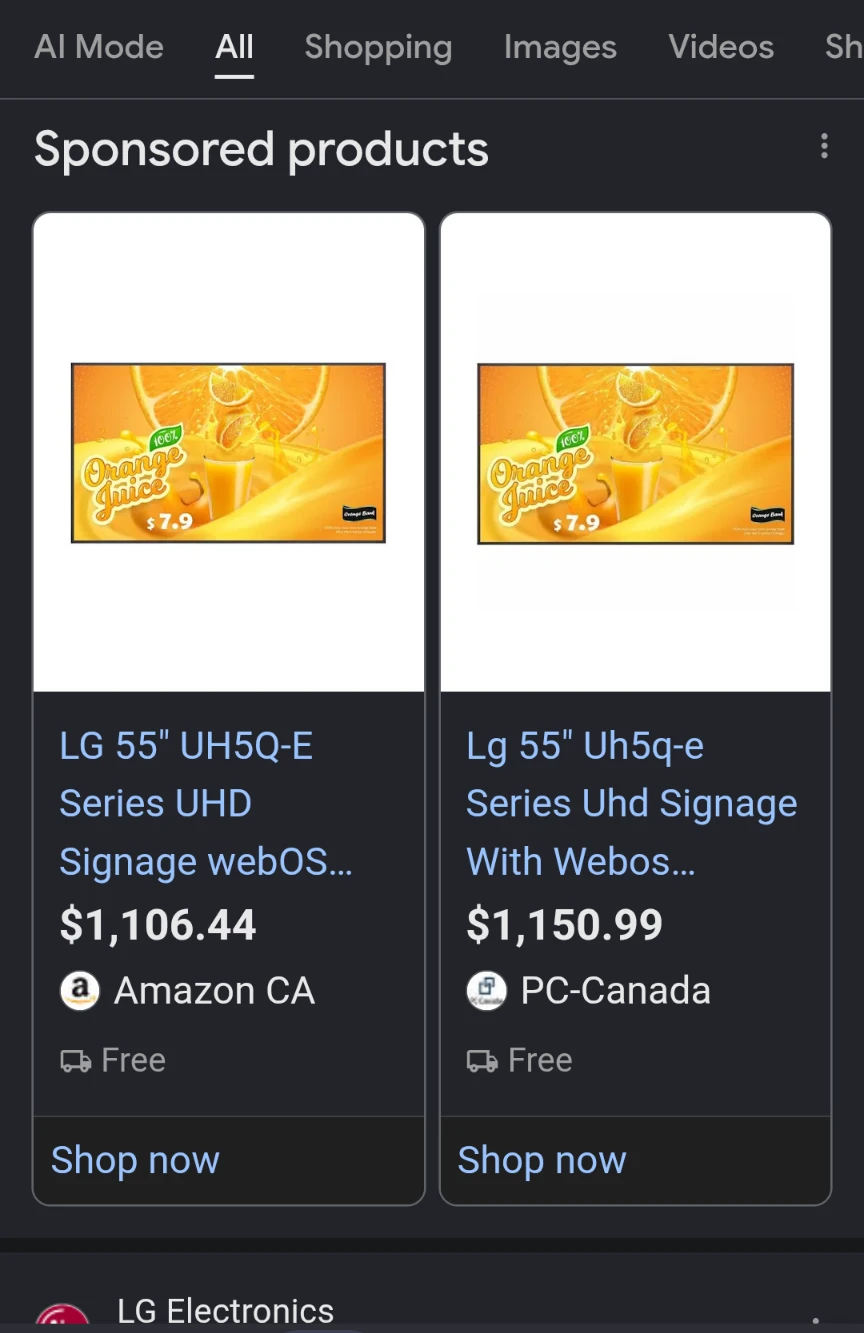 LG 55" UHD 4K Smart TV - photo 2