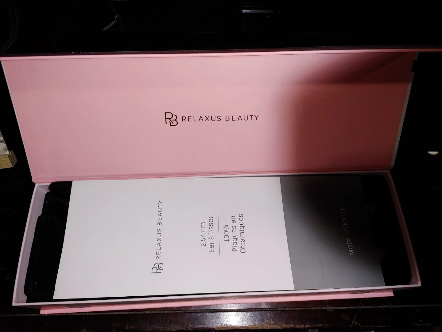 Brand new Relaxus Beauty Pink Sugar Hair Straightener - photo 3