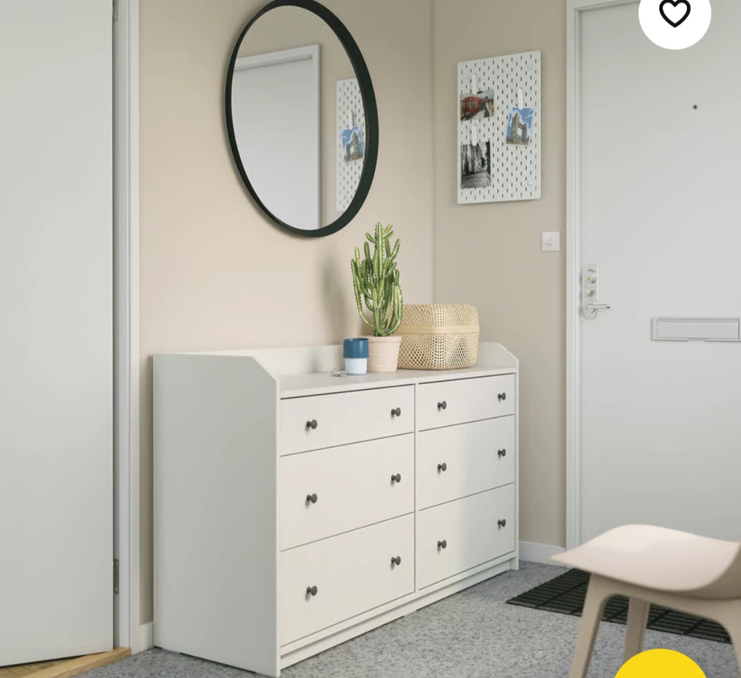 IKEA HAUGA 6-Drawer Dresser – Great Condition - photo 3