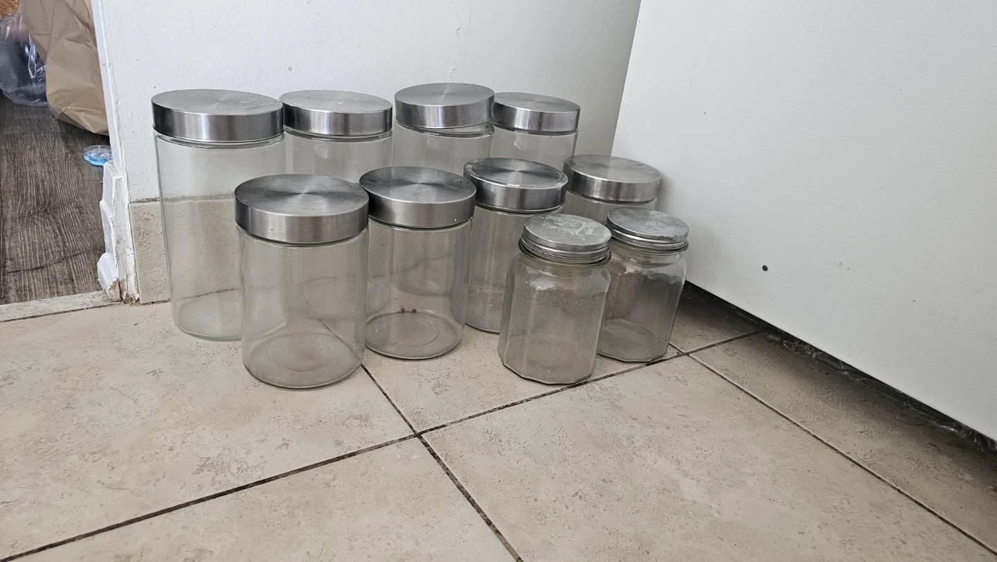 Set of 10 Glass Jars with Metal Lids - photo 4