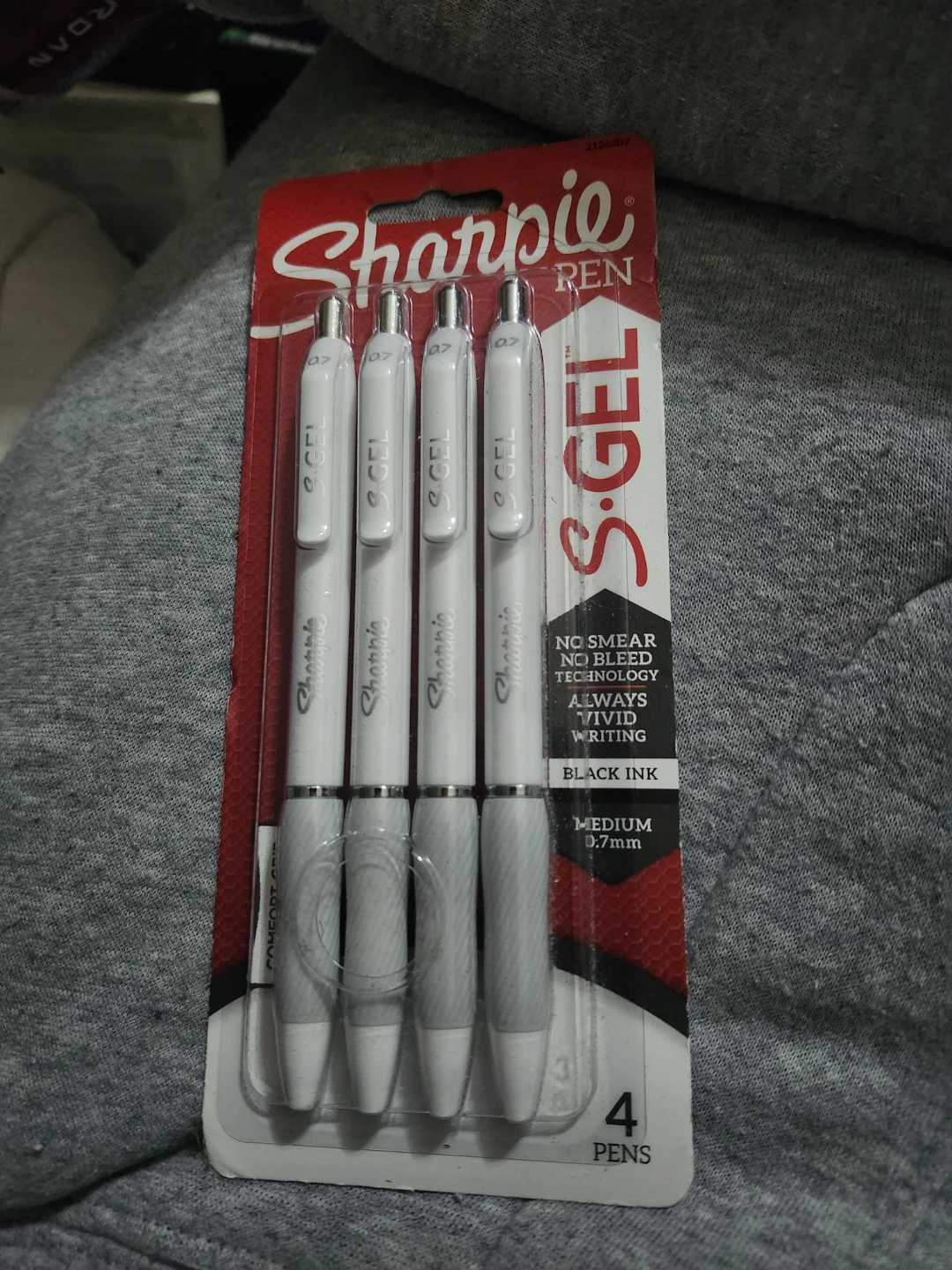 Sharpie S-Gel Pens - Black Ink, Medium 0.7mm, 4 Count