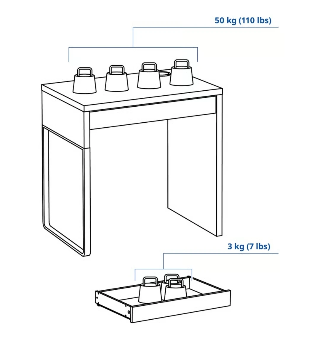 IKEA Desk & Monitor Stand - photo 3